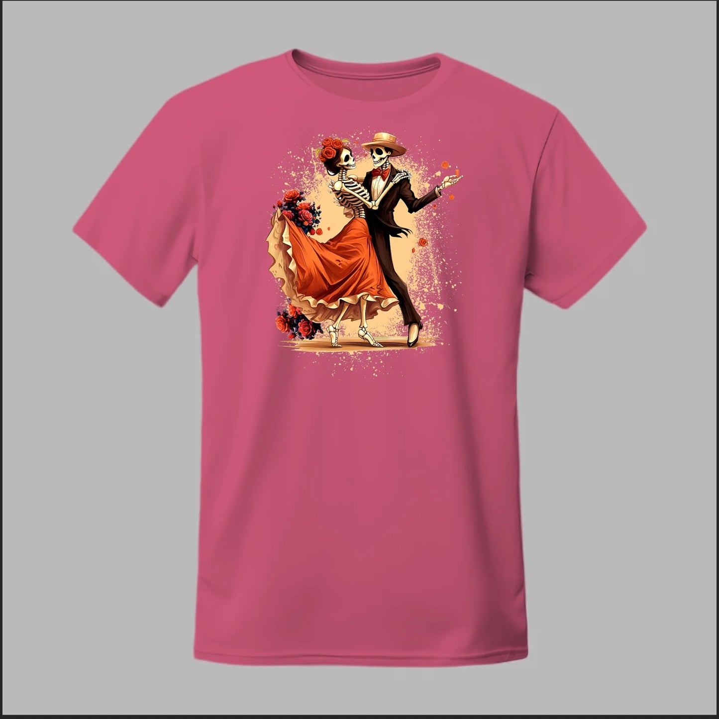 Día de los Muertos Dancing Skeletons Tee