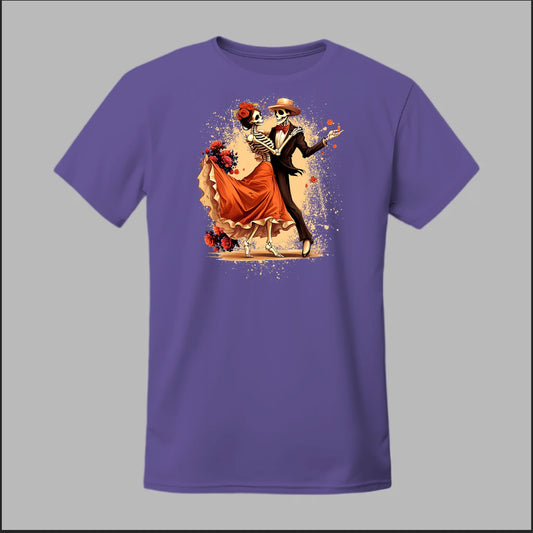 Día de los Muertos Dancing Skeletons Tee