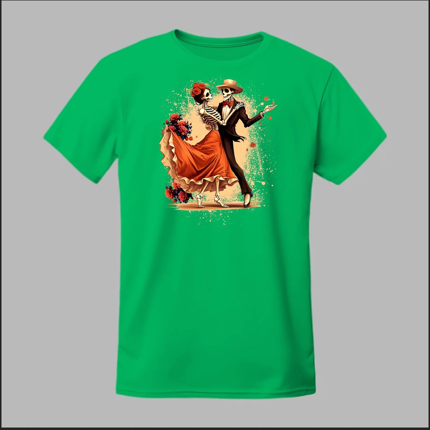 Día de los Muertos Dancing Skeletons Tee