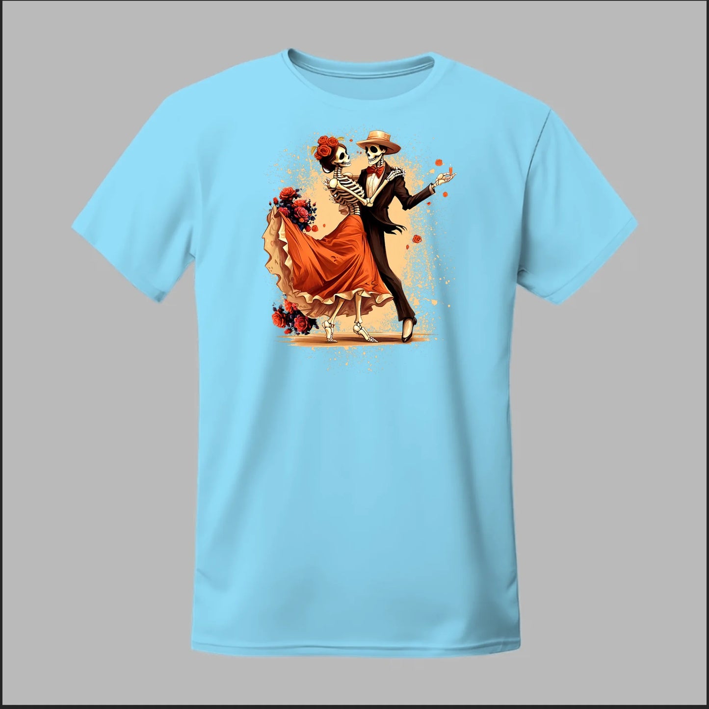 Día de los Muertos Dancing Skeletons Tee