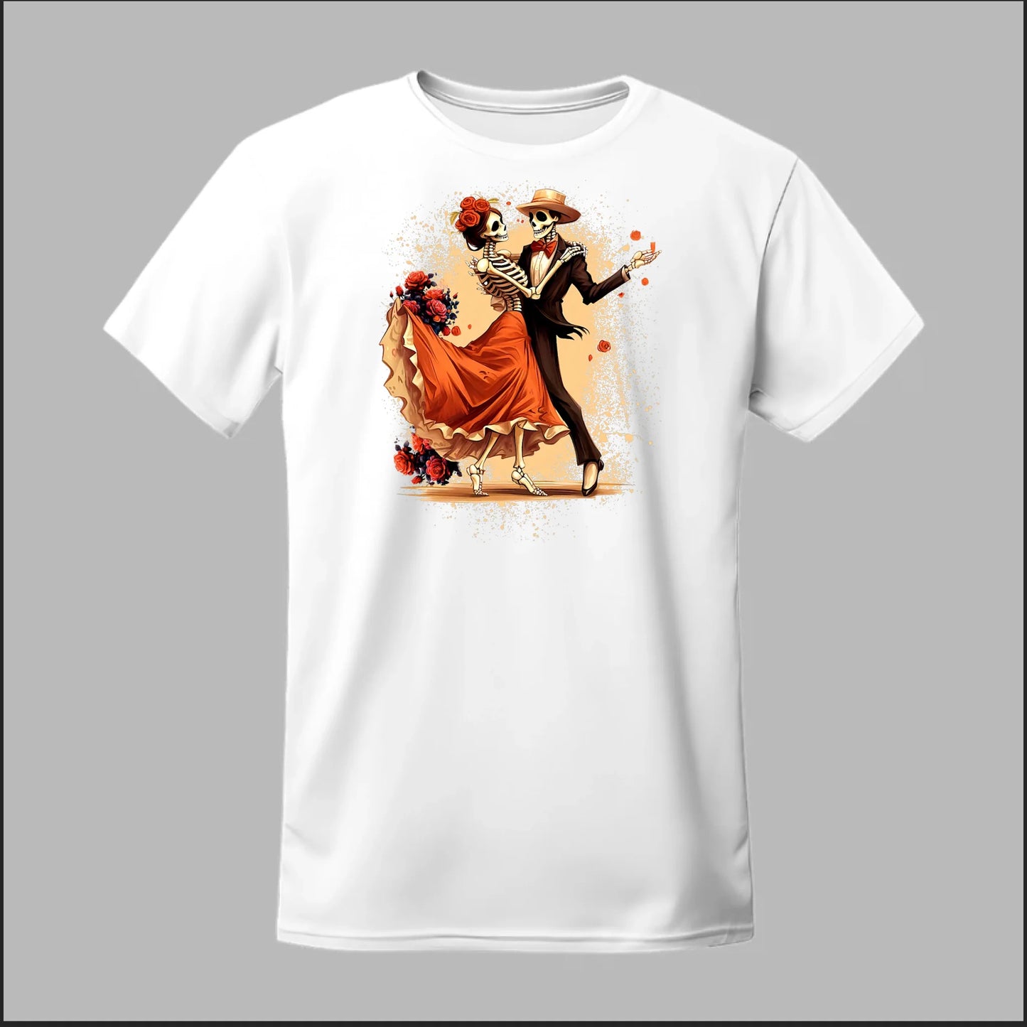 Día de los Muertos Dancing Skeletons Tee