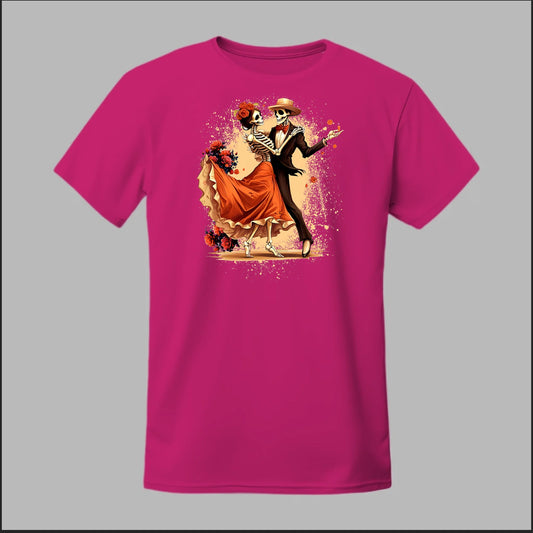 Día de los Muertos Dancing Skeletons Tee