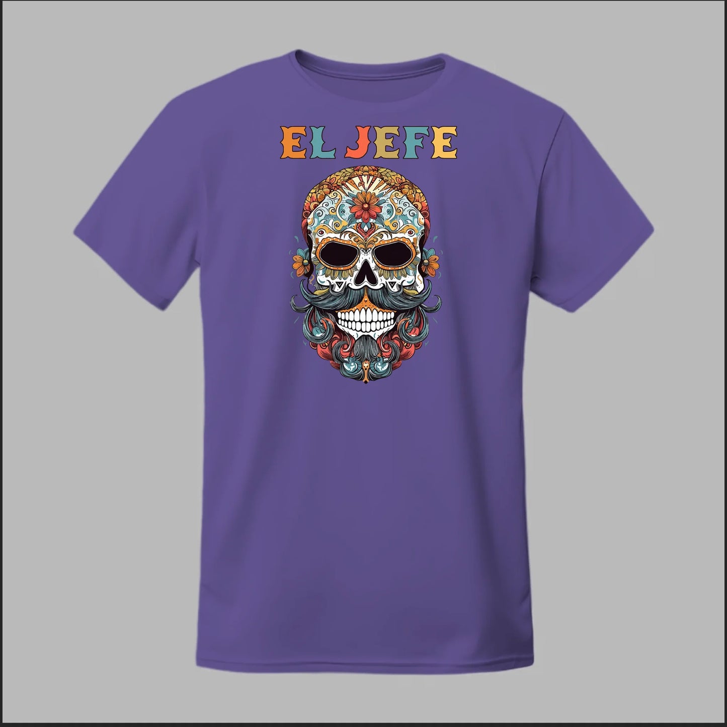 Día de los Muertos Mustache Tee