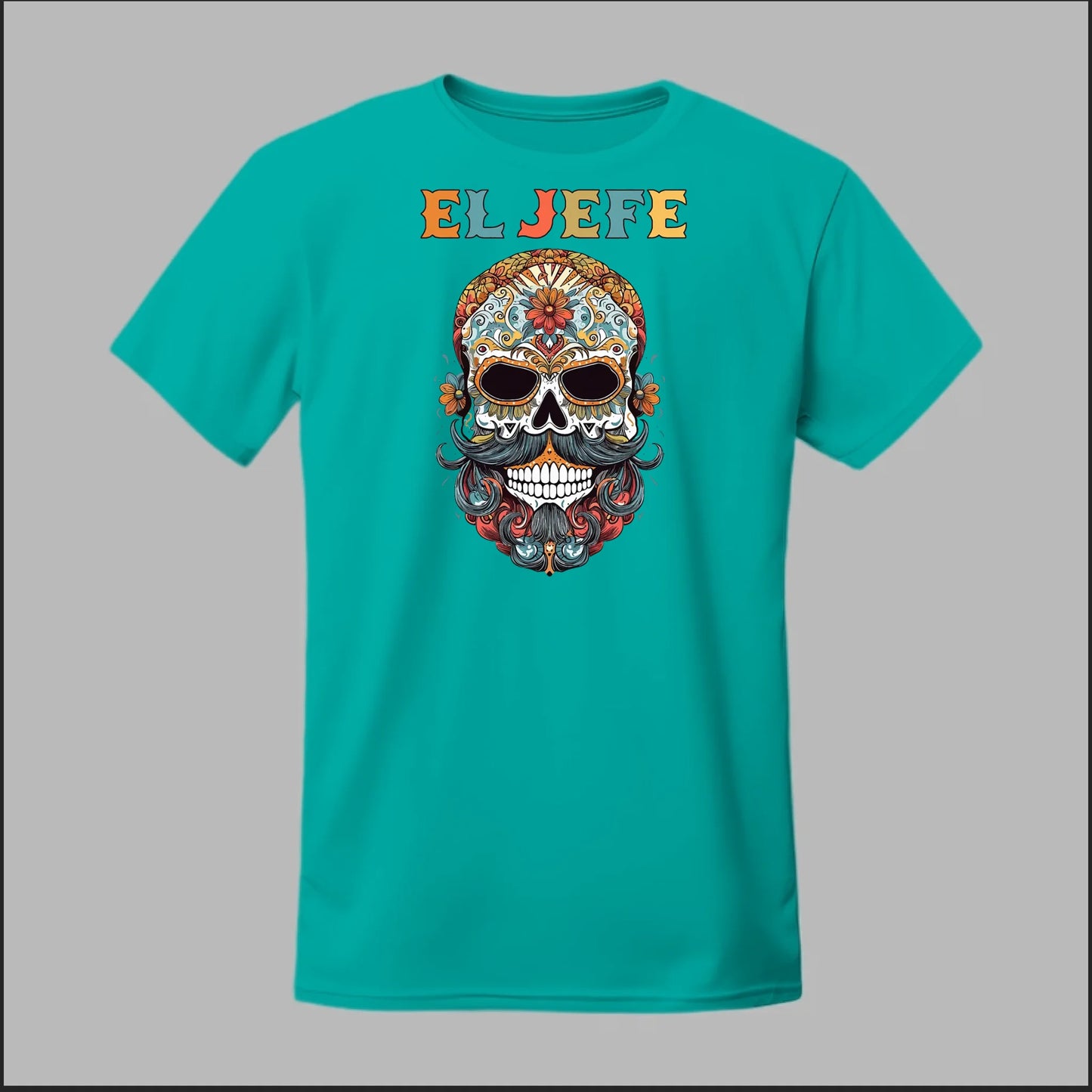 Día de los Muertos Mustache Tee