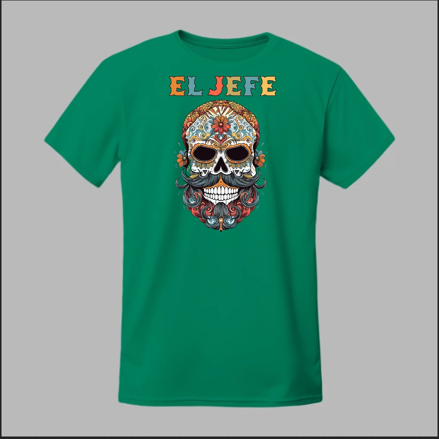 Día de los Muertos Mustache Tee