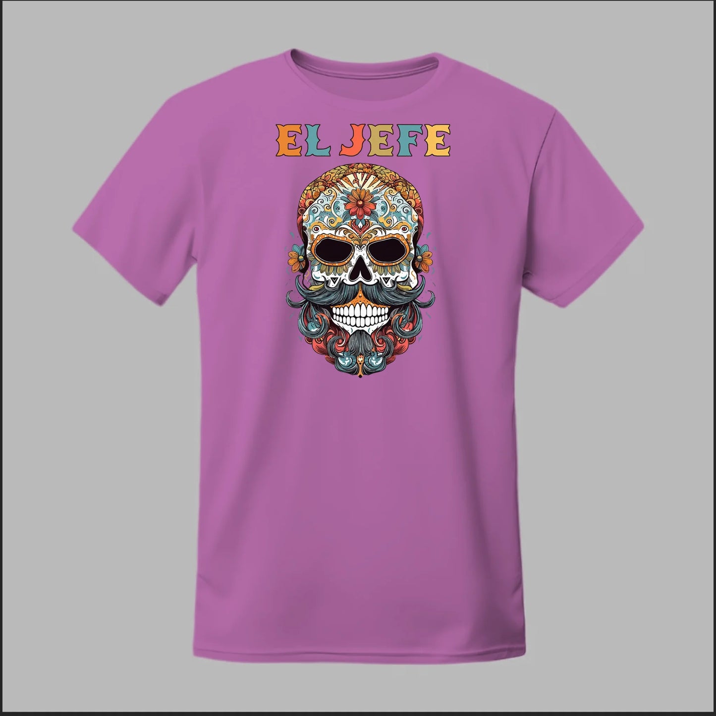 Día de los Muertos Mustache Tee