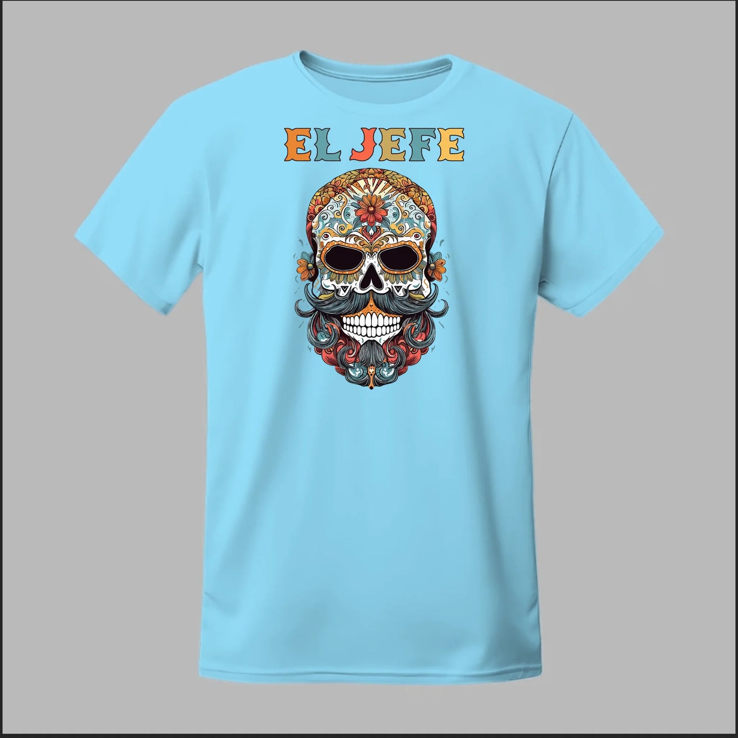 Día de los Muertos Mustache Tee