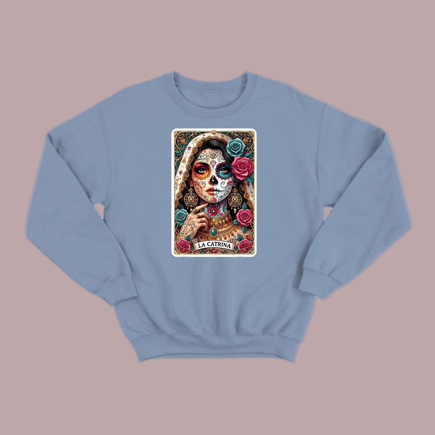 La Catrina Tarot Card Sweatshirt