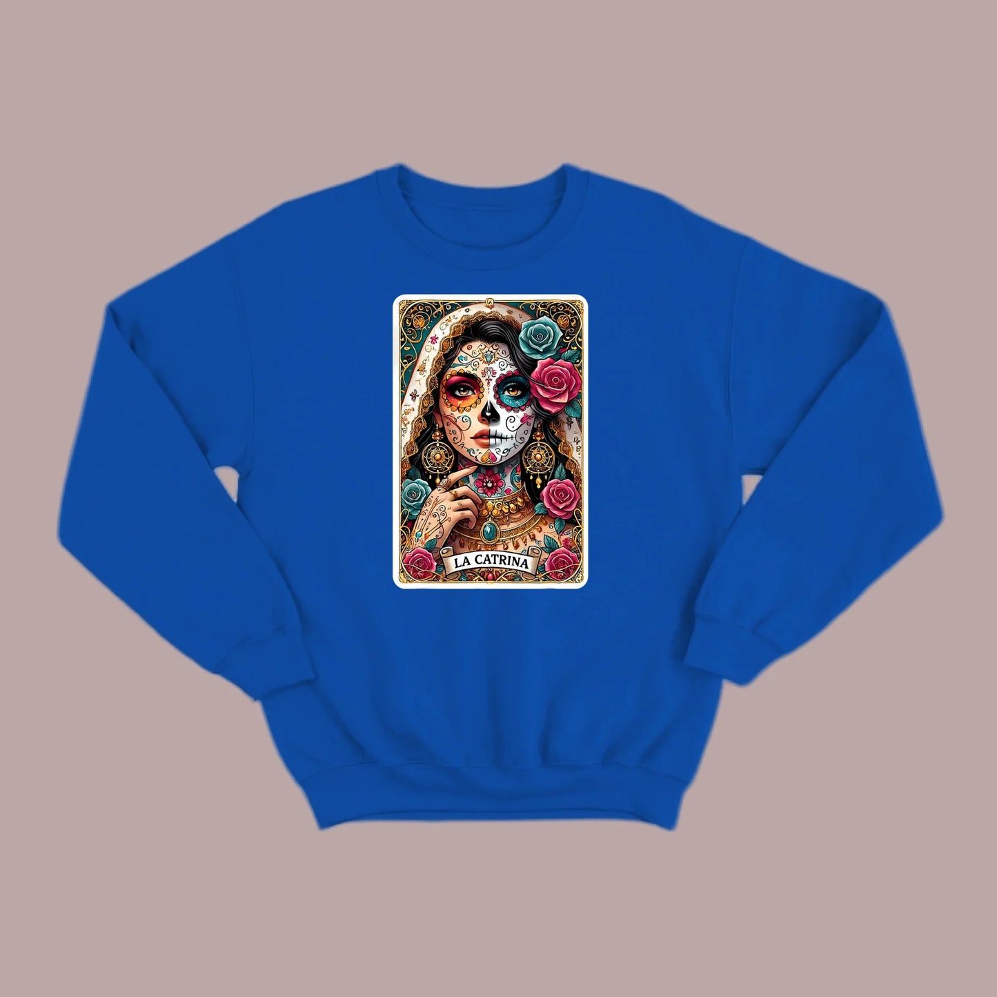 La Catrina Tarot Card Sweatshirt