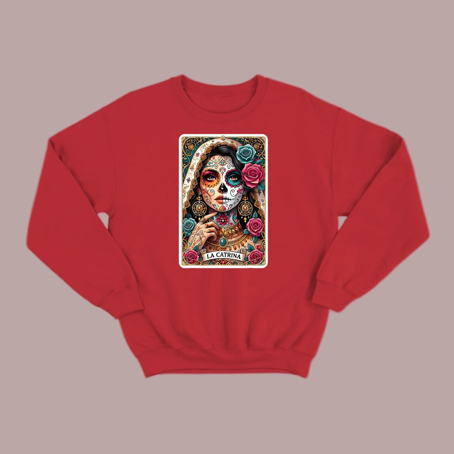 La Catrina Tarot Card Sweatshirt