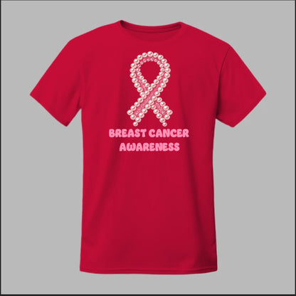 Breast Cancer Awareness Pearls Tee