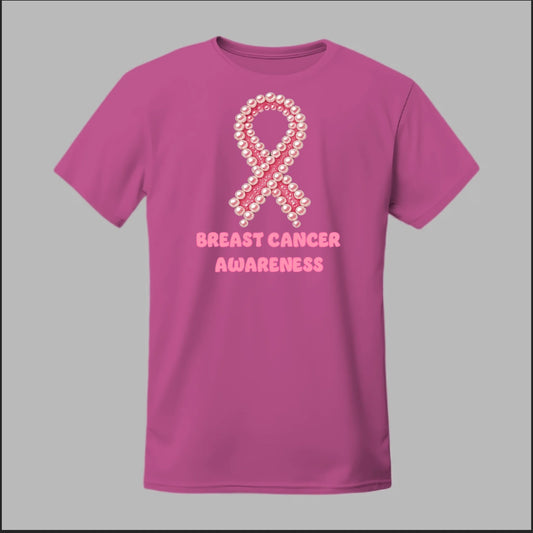 Breast Cancer Awareness Pearls Tee
