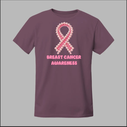 Breast Cancer Awareness Pearls Tee