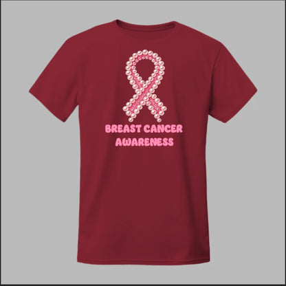 Breast Cancer Awareness Pearls Tee