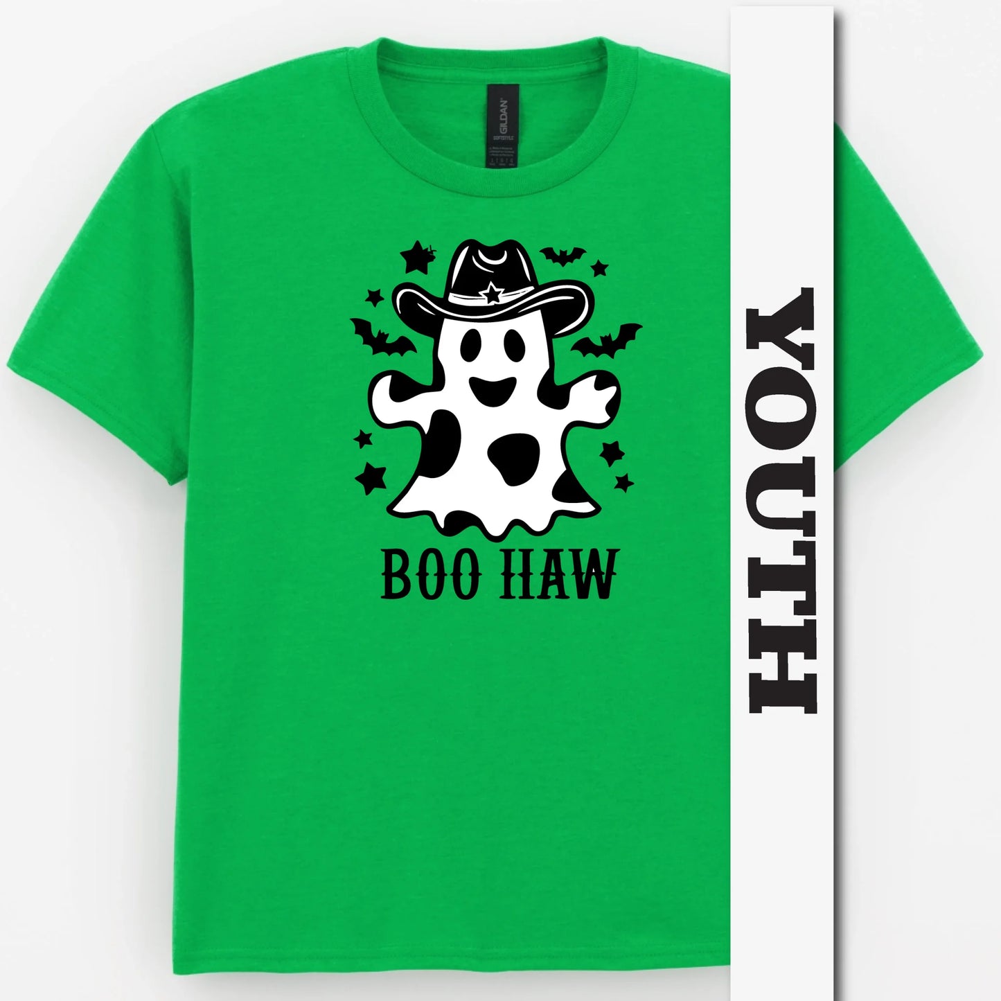 "BOO HAW" Ghost Youth Shirt