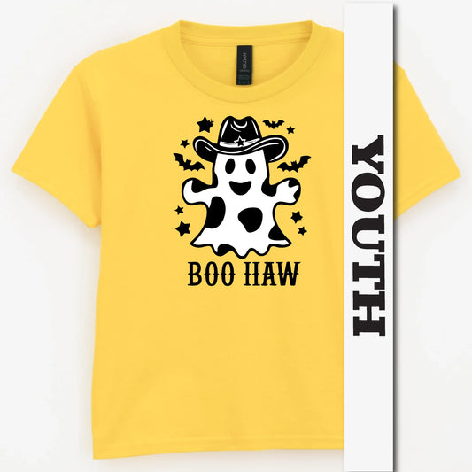 "BOO HAW" Ghost Youth Shirt