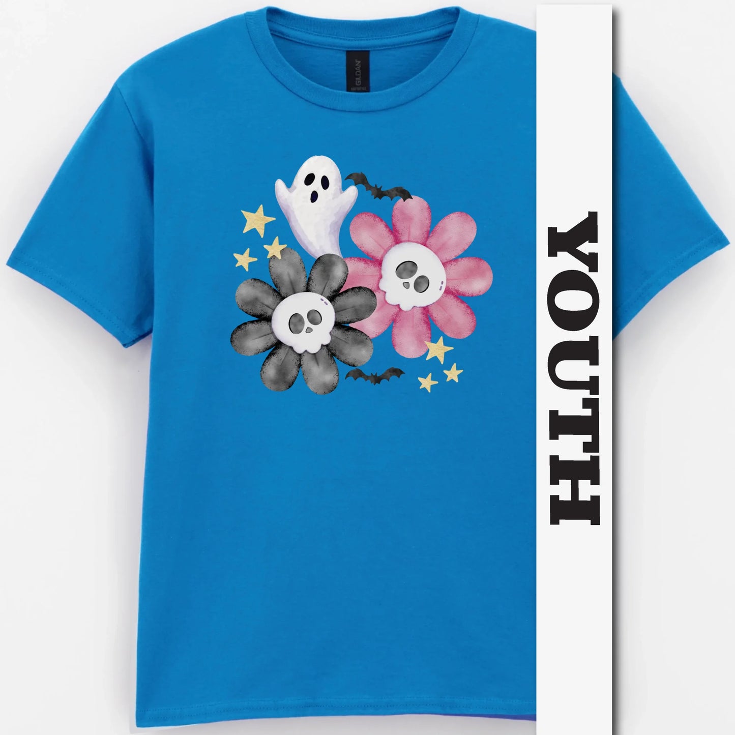 Watercolor Spooky Youth Shirt