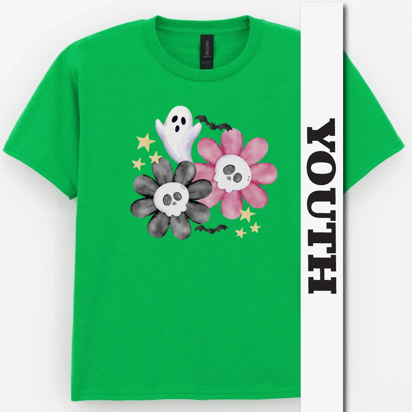 Watercolor Spooky Youth Shirt