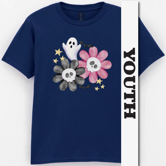 Watercolor Spooky Youth Shirt