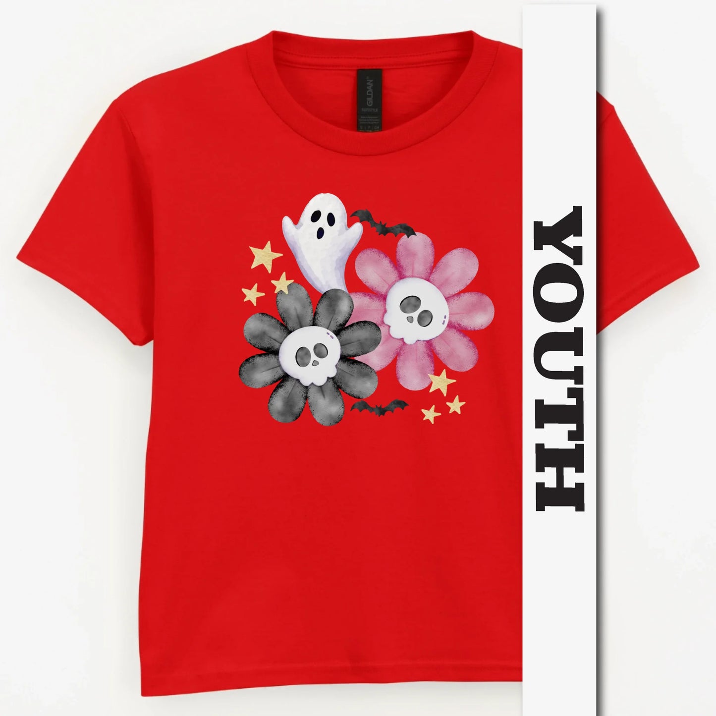 Watercolor Spooky Youth Shirt