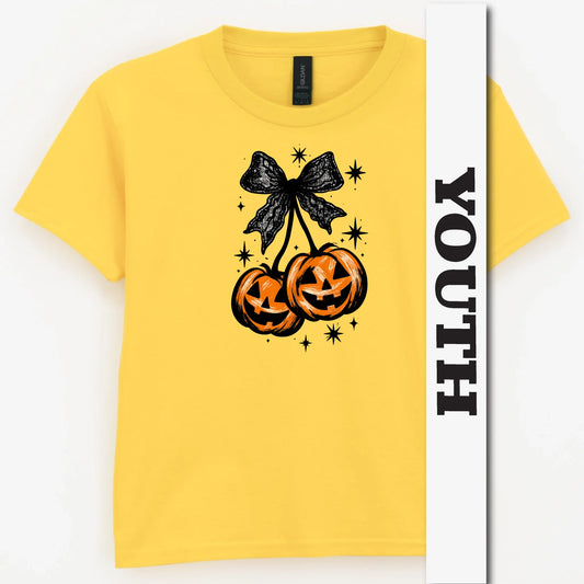 Pumpkin Cherries Youth Shirt