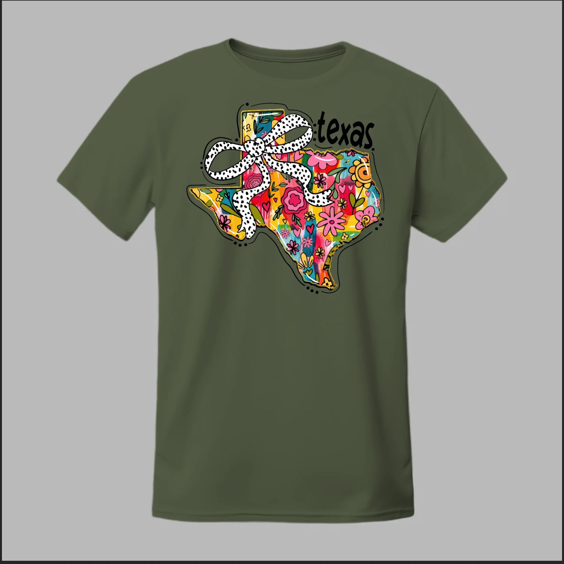 Front Military Green