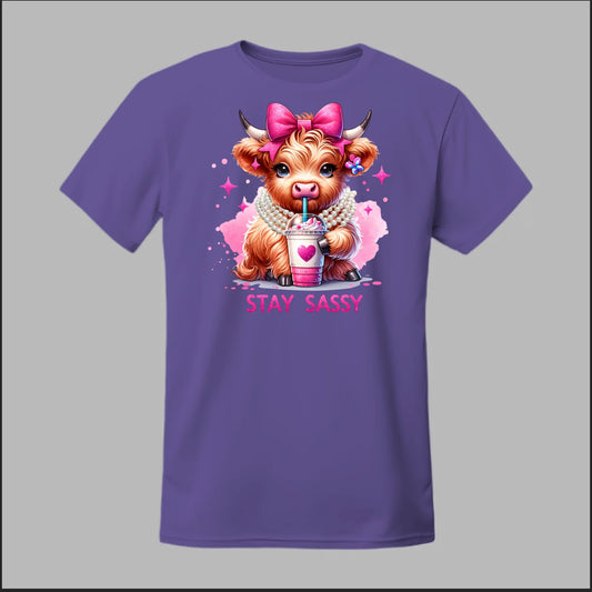 Stay Sassy Highland Tee