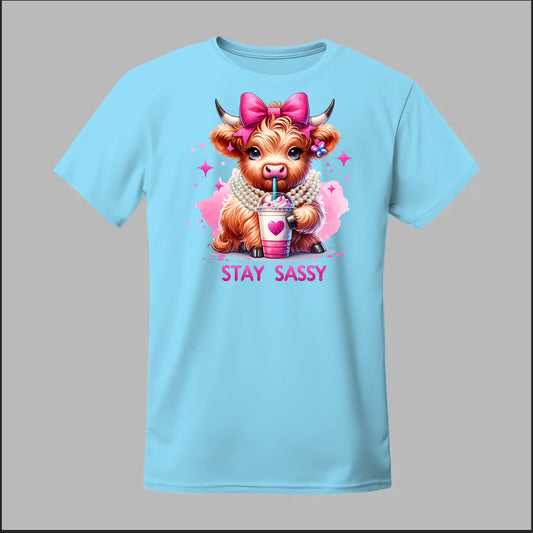 Stay Sassy Highland Tee
