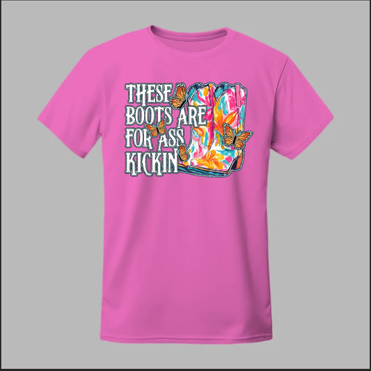 Butterfly Boots Tee