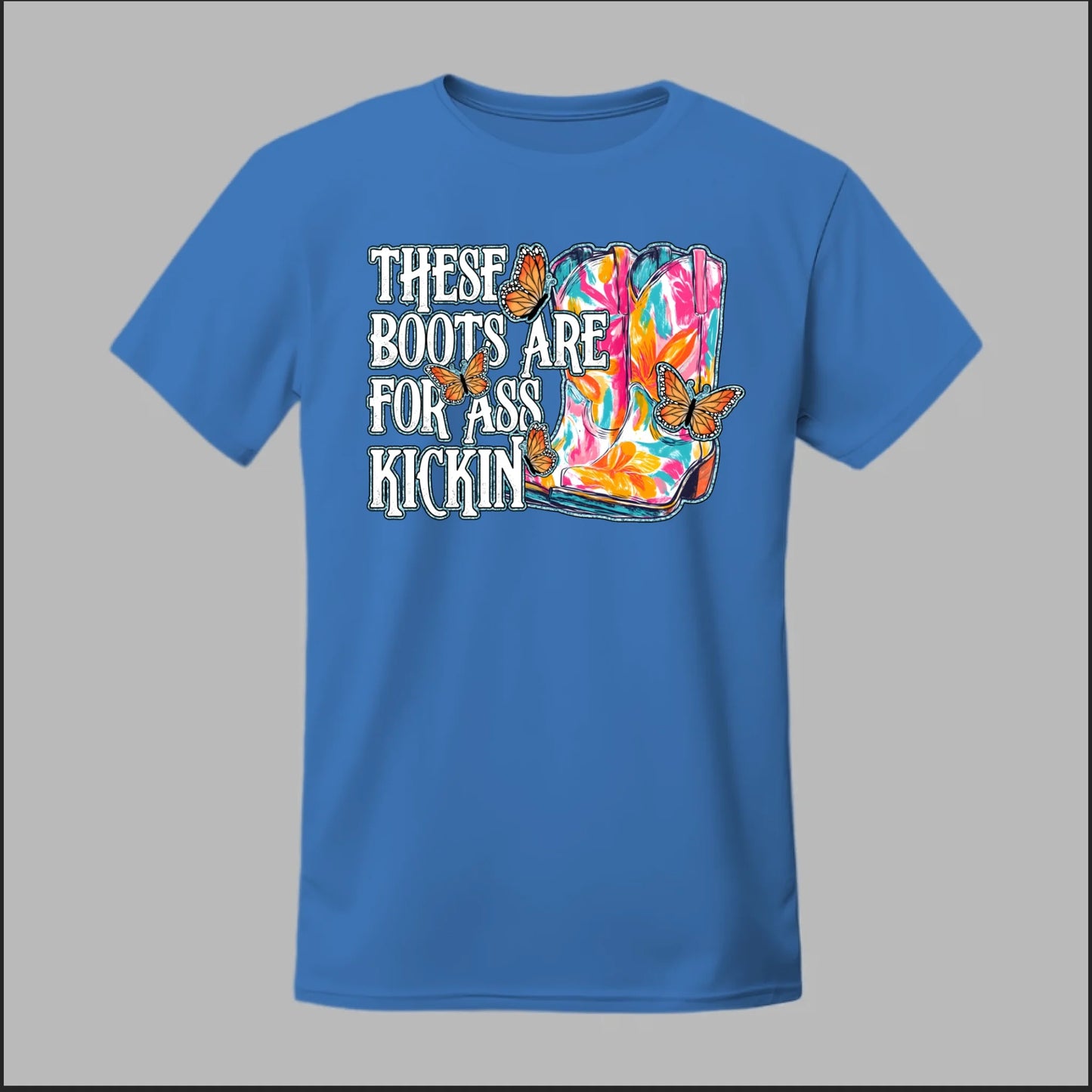 Butterfly Boots Tee