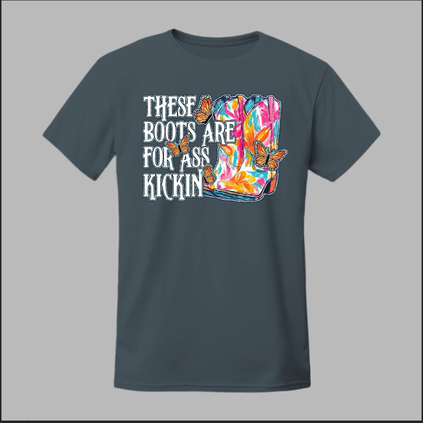 Butterfly Boots Tee