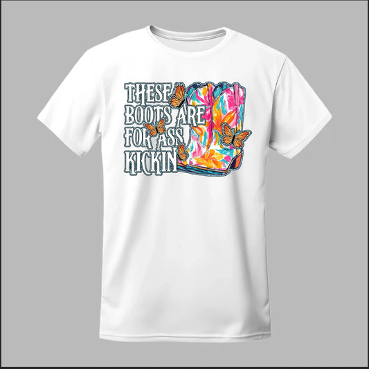 Butterfly Boots Tee
