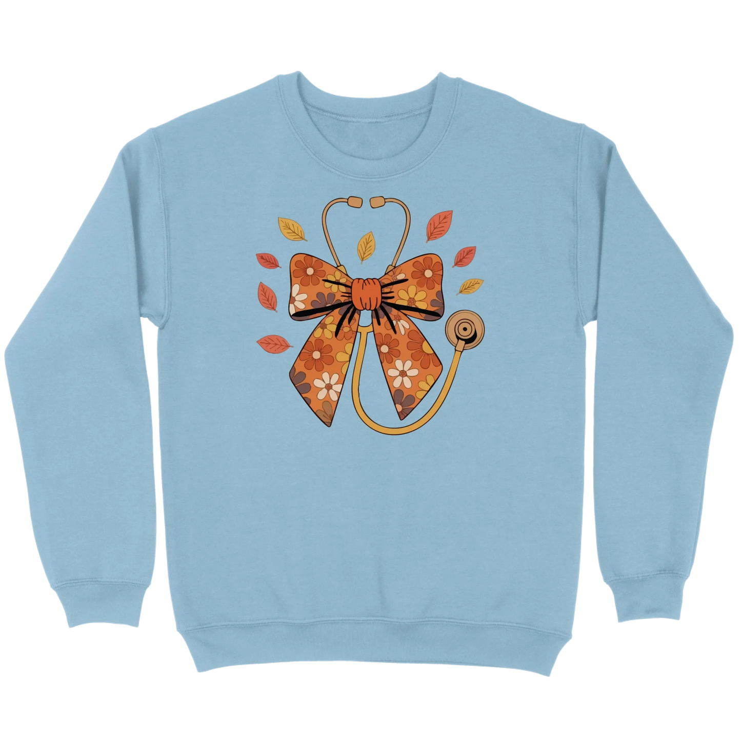 Fall Floral Stethoscope Sweatshirt