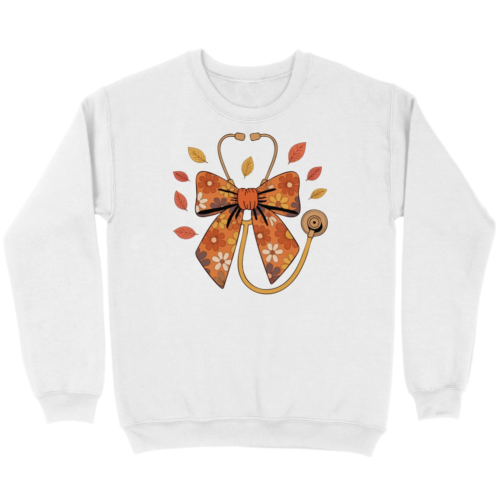 Fall Floral Stethoscope Sweatshirt