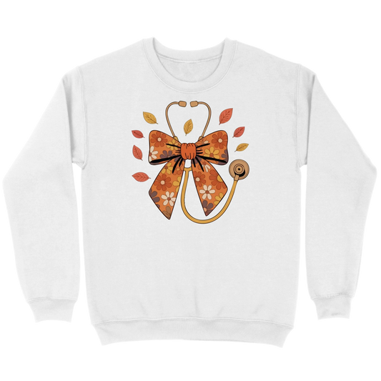 Fall Floral Stethoscope Sweatshirt