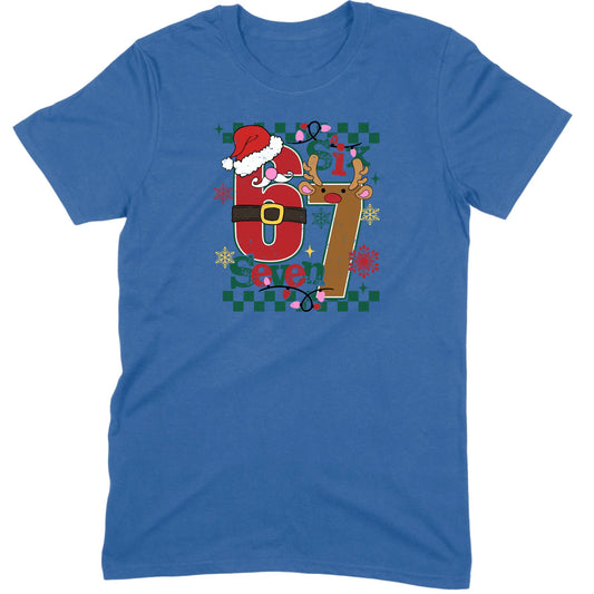 67 Santa & Reindeer Tee