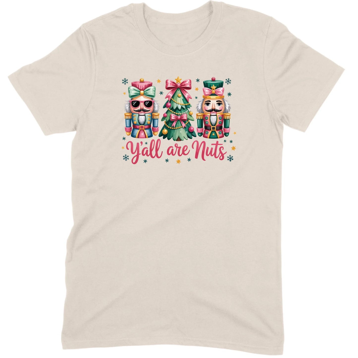 Pastel Nutcracker Y’all Are Nuts Tee