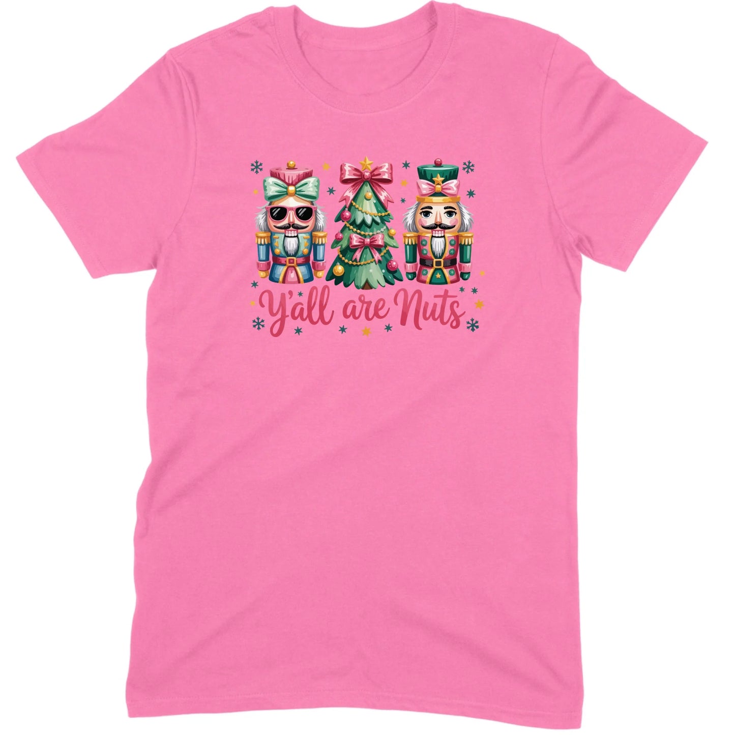 Pastel Nutcracker Y’all Are Nuts Tee