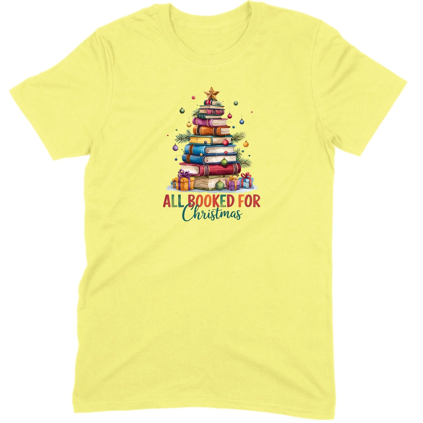 All Booked for Christmas Tee
