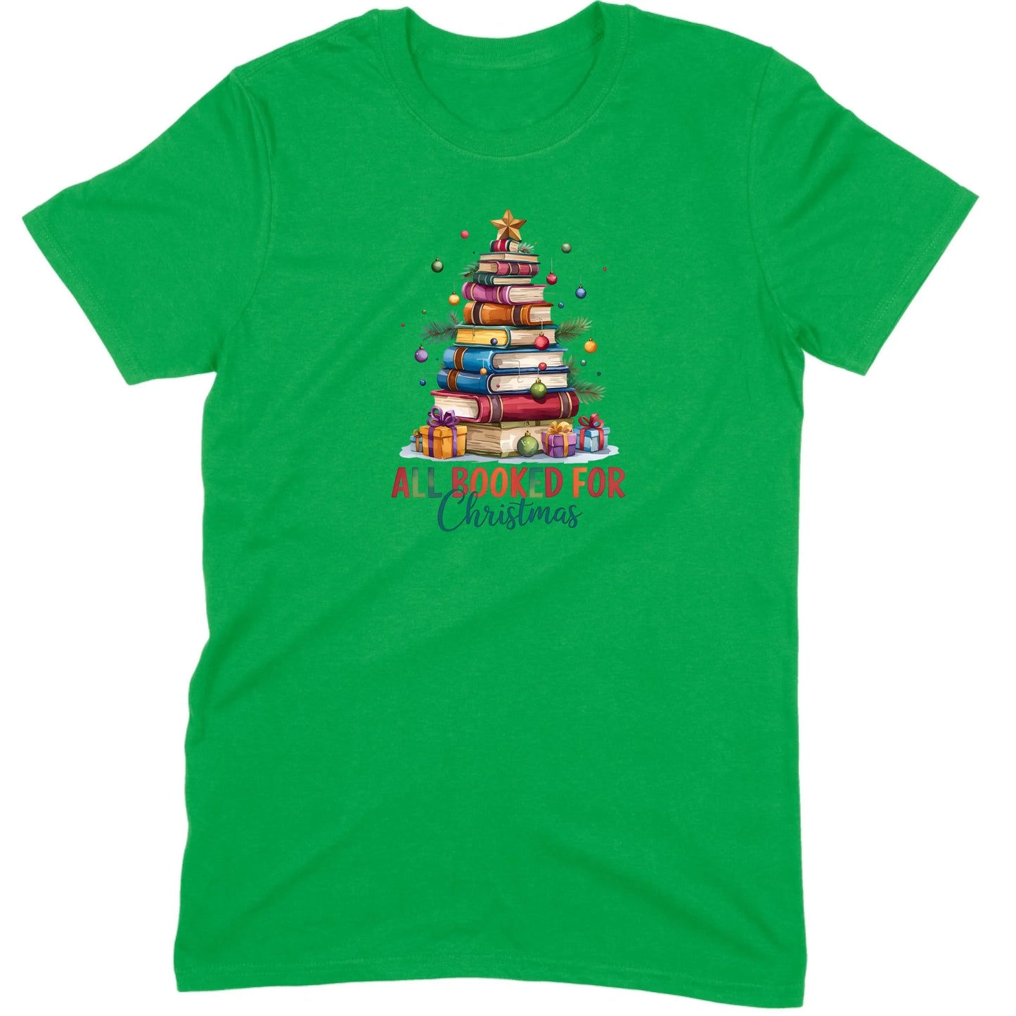All Booked for Christmas Tee