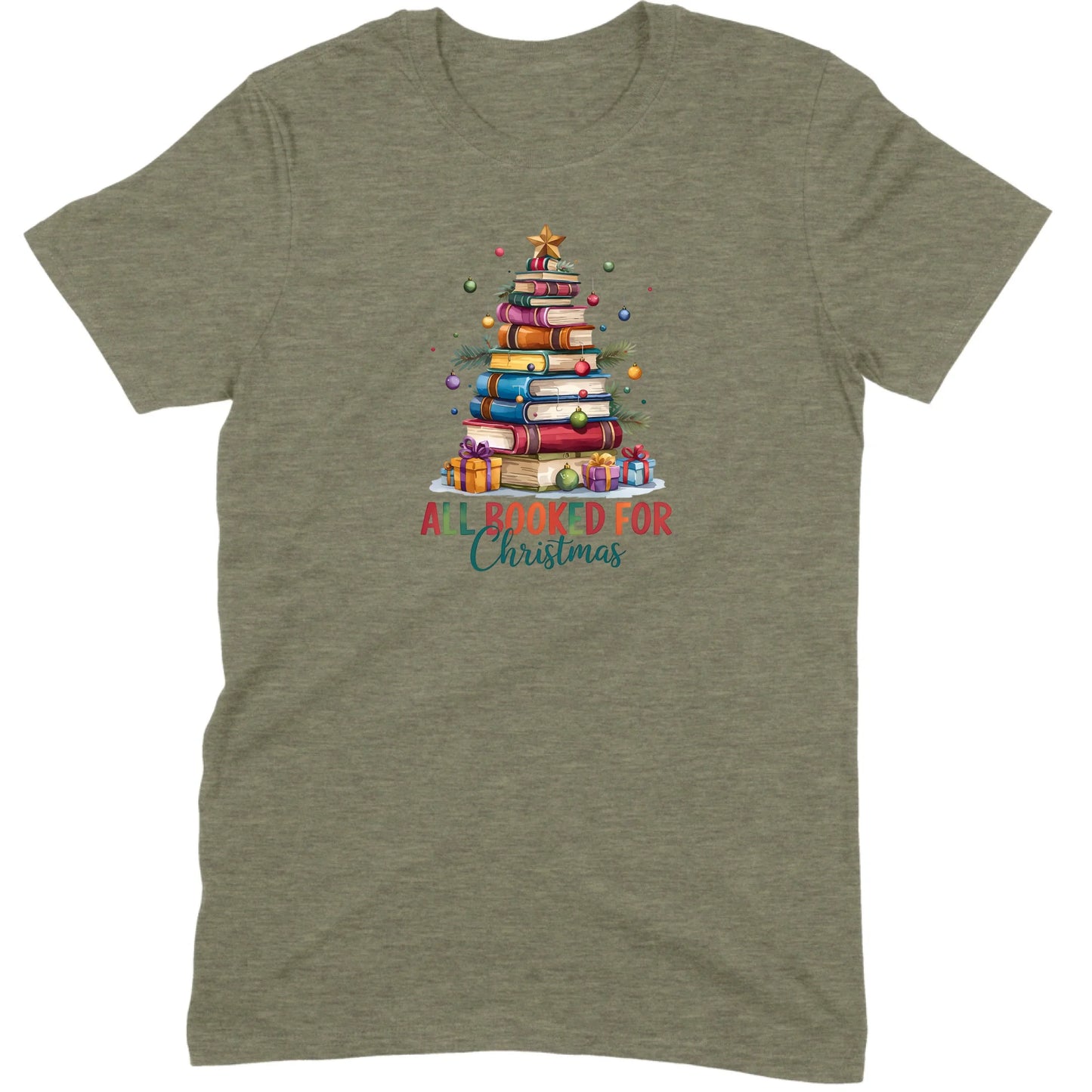 All Booked for Christmas Tee