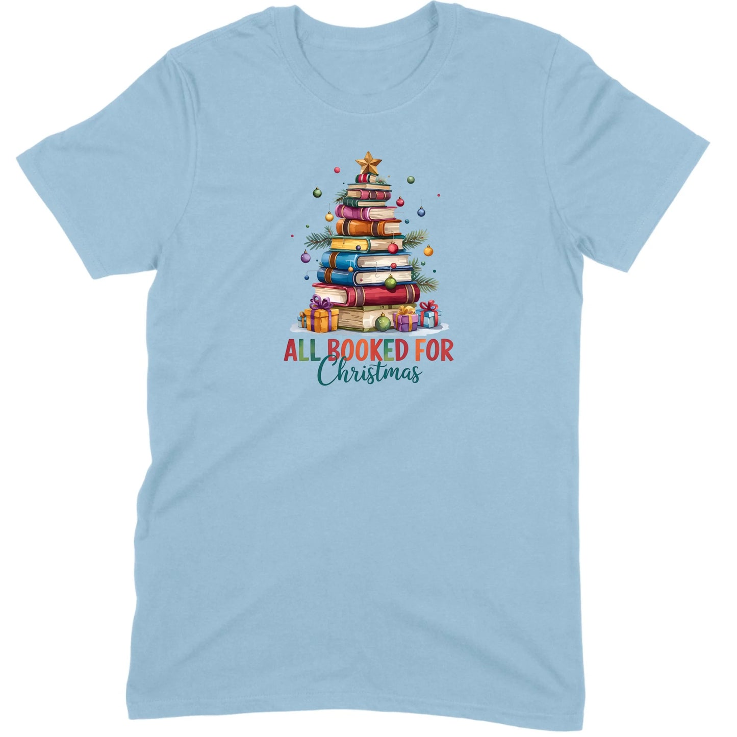 All Booked for Christmas Tee