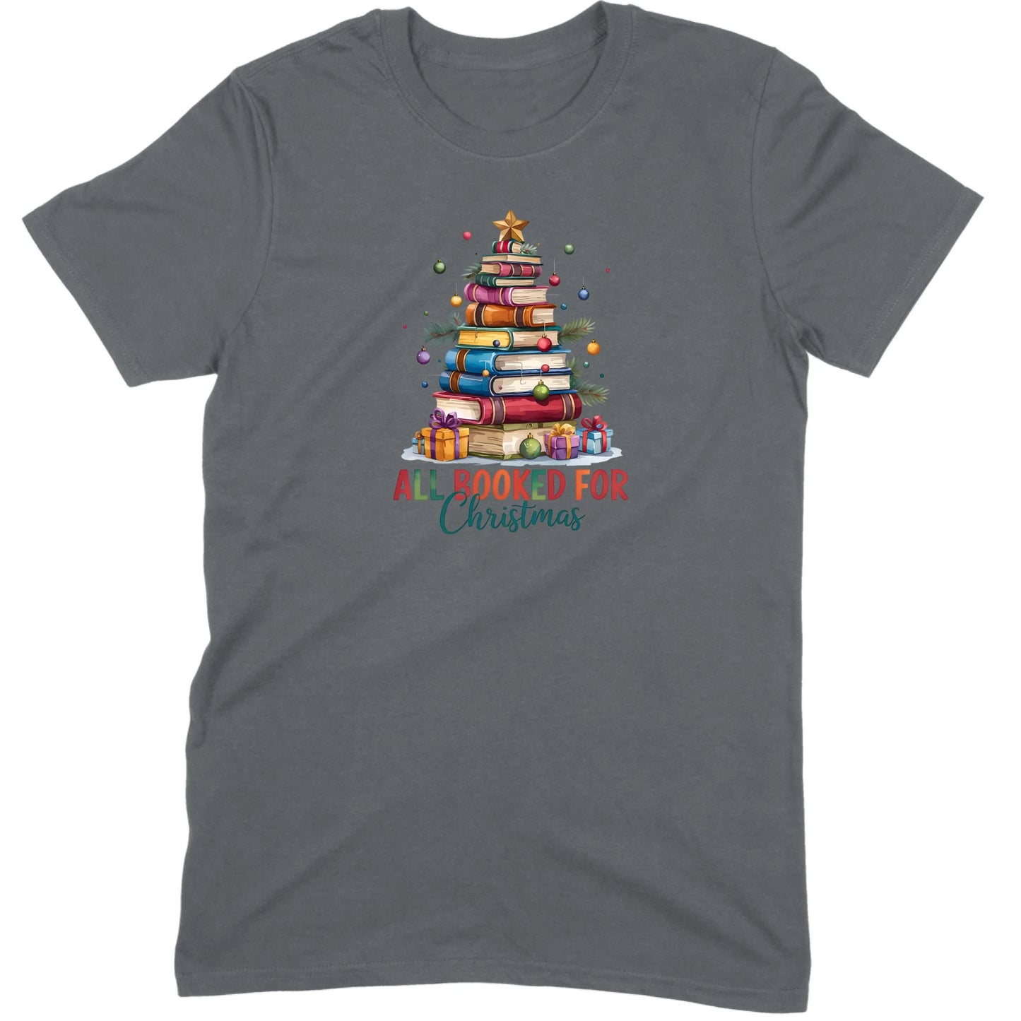 All Booked for Christmas Tee