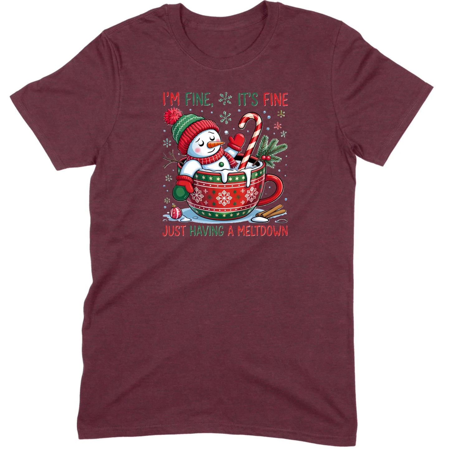 Snowman Meltdown Tee