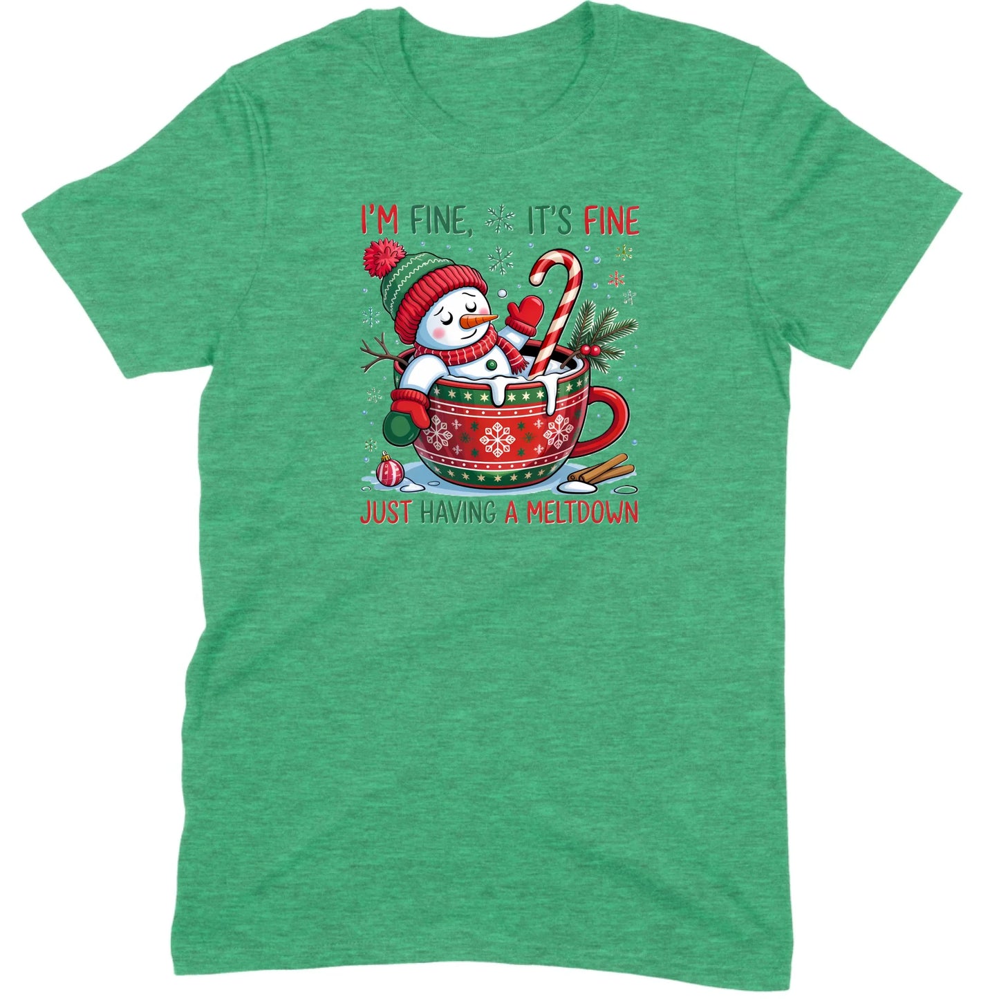 Snowman Meltdown Tee