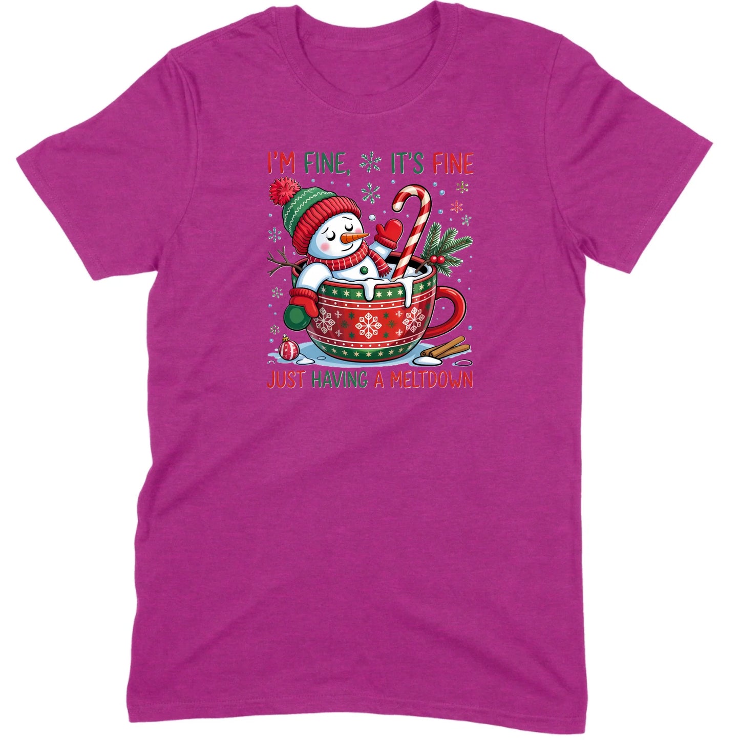 Snowman Meltdown Tee