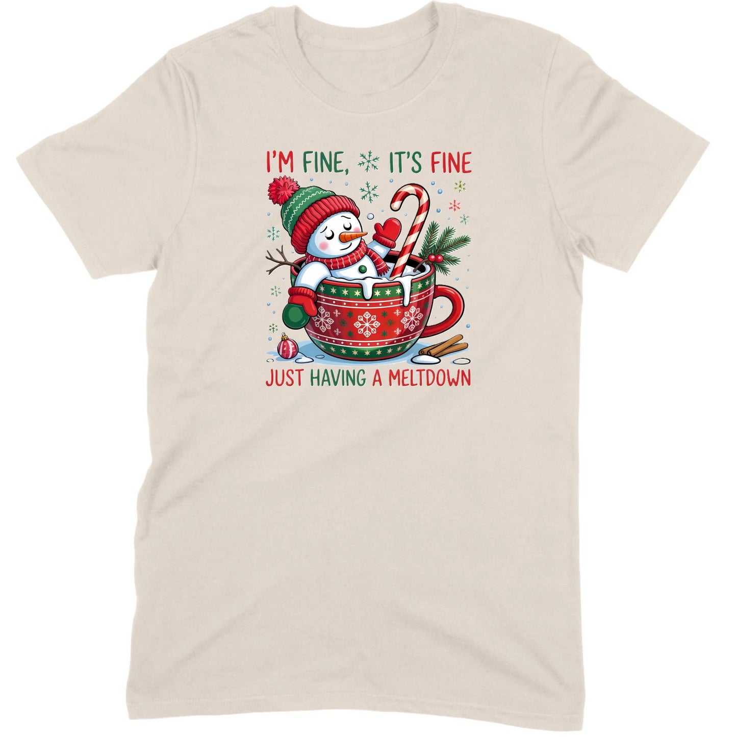 Snowman Meltdown Tee