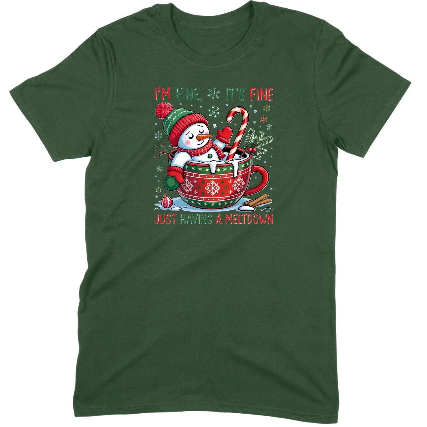 Snowman Meltdown Tee
