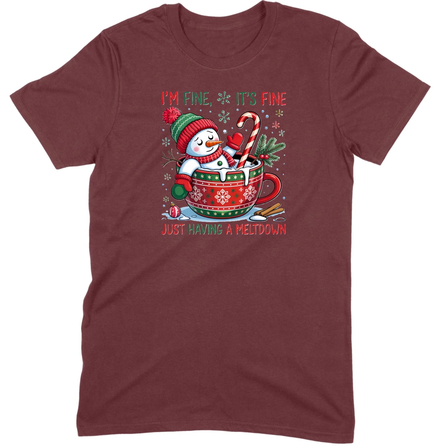 Snowman Meltdown Tee