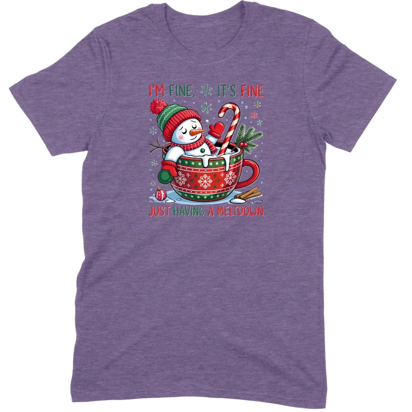 Snowman Meltdown Tee